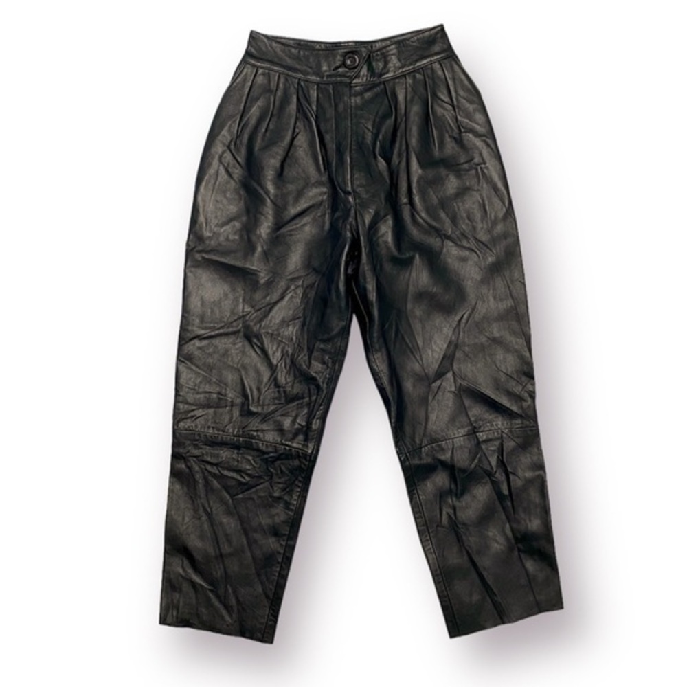 Vintage Skins by Woolskins High Waisted Leather Pants Size S